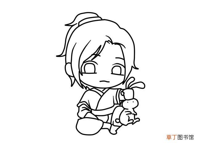 魏无羡简笔画 魏无羡怎么画