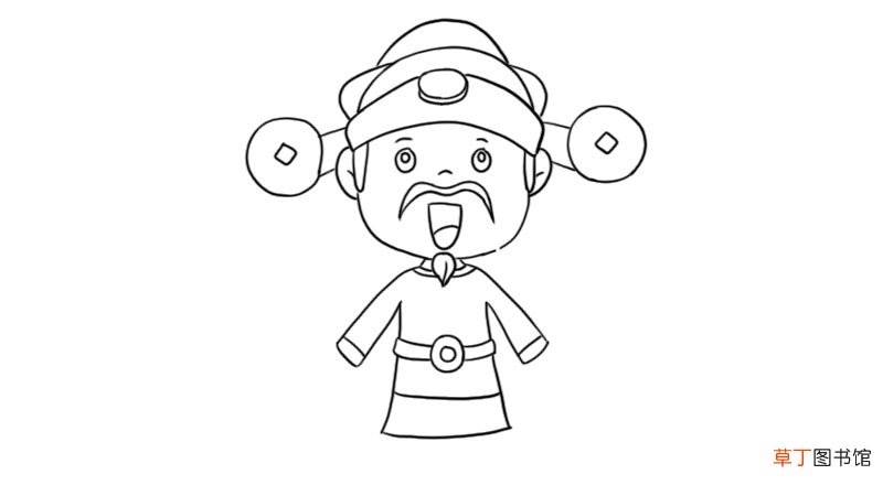 财神爷简笔画