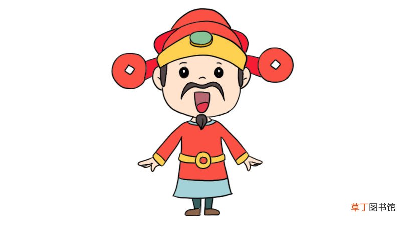 财神爷简笔画