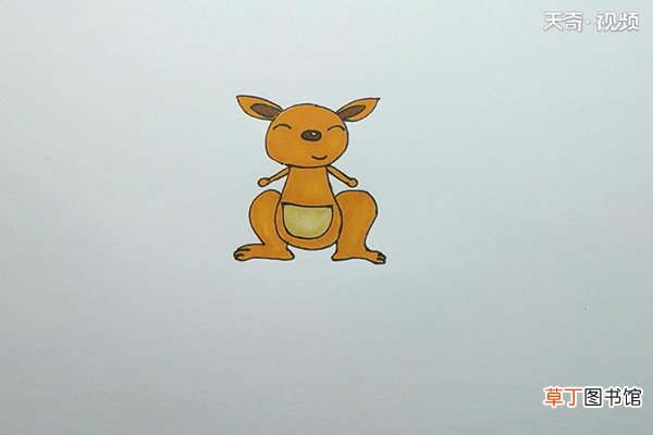 袋鼠的画法