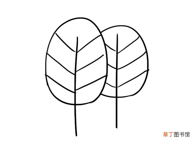 树林简笔画 树林简笔画画法