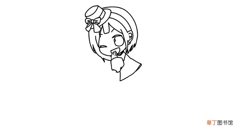 q版小女孩简笔画