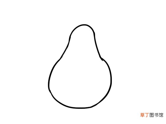 梨子简笔画 梨子的简单画法