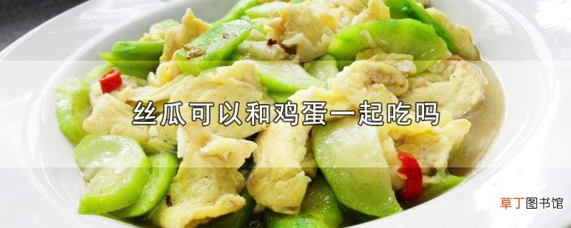 丝瓜可以和鸡蛋一起吃吗