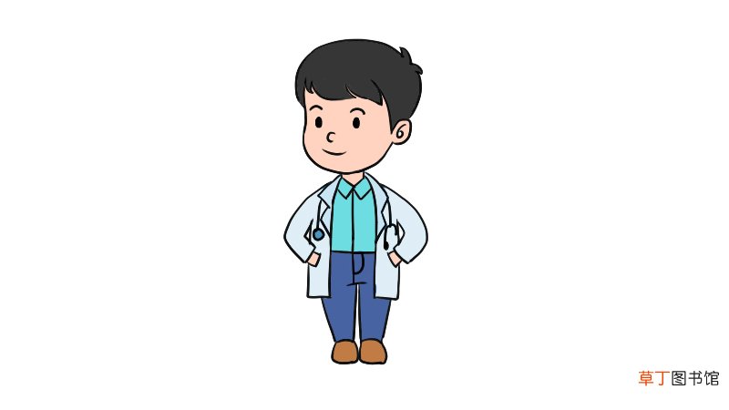 男医生简笔画