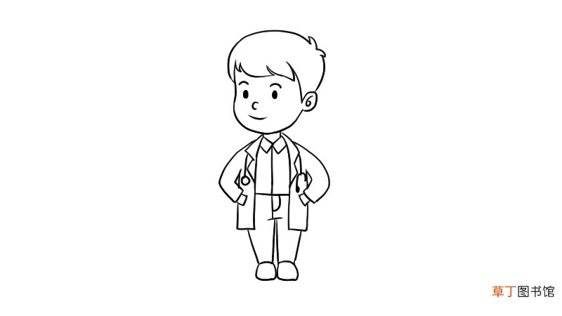 男医生简笔画