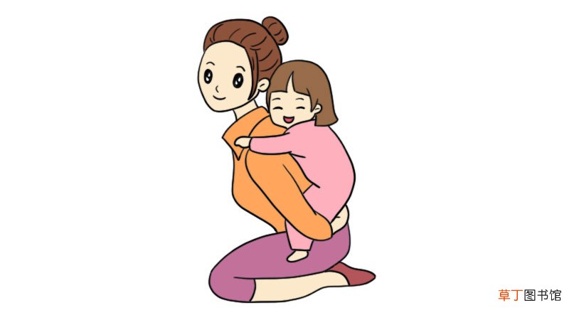 母亲节简笔画该怎么画母亲节简笔画画法