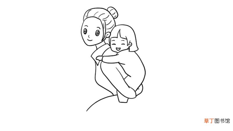 母亲节简笔画该怎么画母亲节简笔画画法