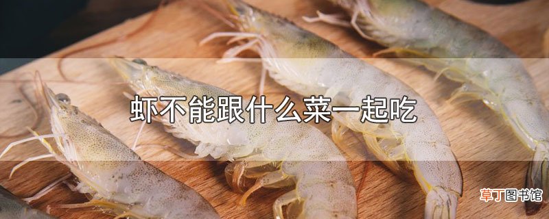 虾不能跟什么菜一起吃