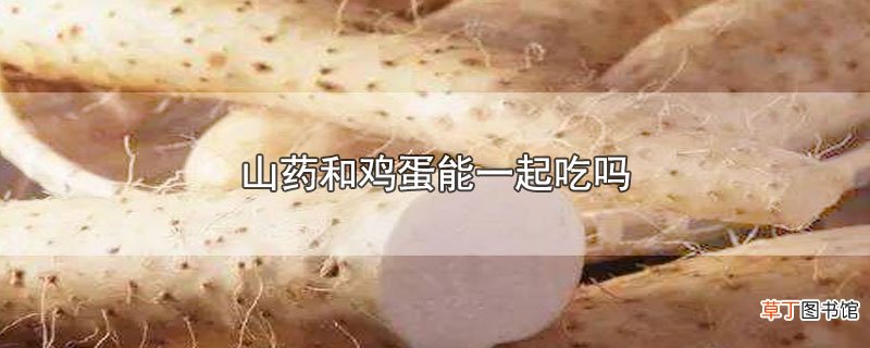山药和鸡蛋能一起吃吗