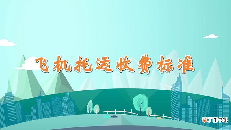 飞机托运收费标准