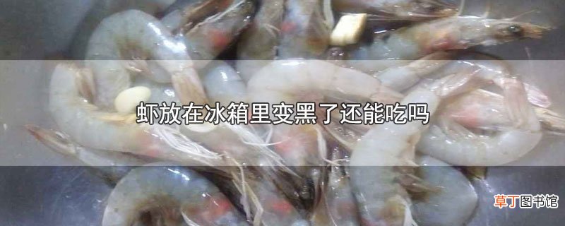 虾放在冰箱里变黑了还能吃吗