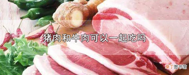 猪肉和牛肉可以一起吃吗