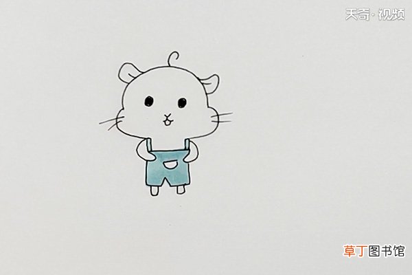 仓鼠弟弟简笔画