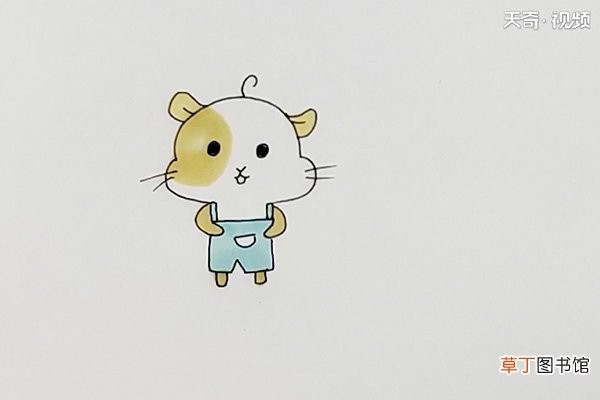 仓鼠弟弟简笔画