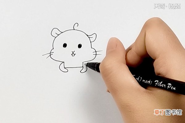 仓鼠弟弟简笔画