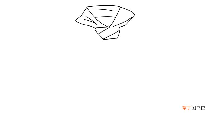 红领巾简笔画 红领巾的画法