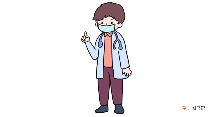 医生简笔画戴口罩 医生简笔画戴口罩怎么画