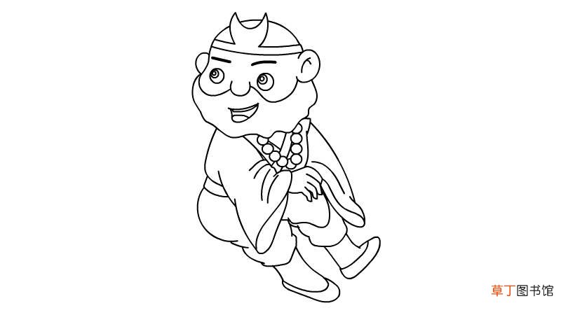 沙和尚简笔画