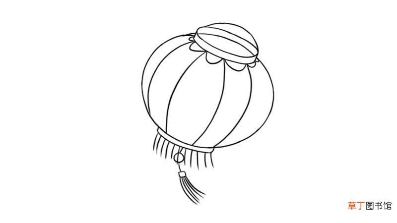 新春灯笼简笔画