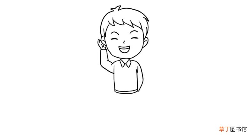 自画像简笔画男生如何画 自画像简笔画男生怎样画