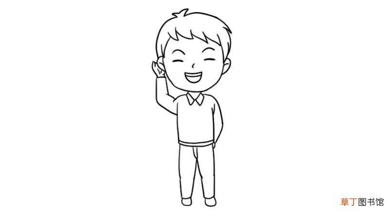 自画像简笔画男生如何画 自画像简笔画男生怎样画