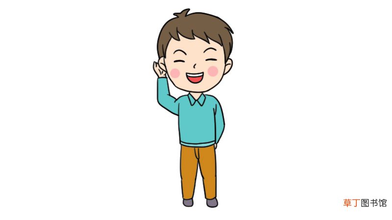 自画像简笔画男生如何画 自画像简笔画男生怎样画