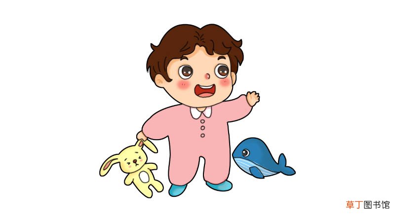 小孩子简笔画怎么画小孩子简笔画画法