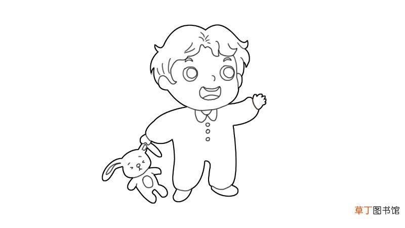 小孩子简笔画怎么画小孩子简笔画画法
