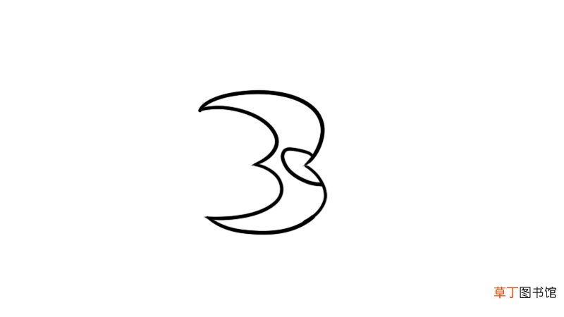 利用数字3画小鸟简笔画教程利用数字3画小鸟简笔画画法