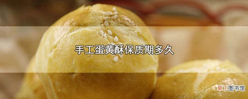 手工蛋黄酥保质期多久