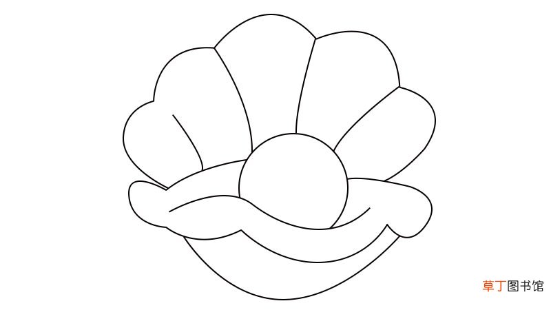 贝壳简笔画画法贝壳简笔画怎么画