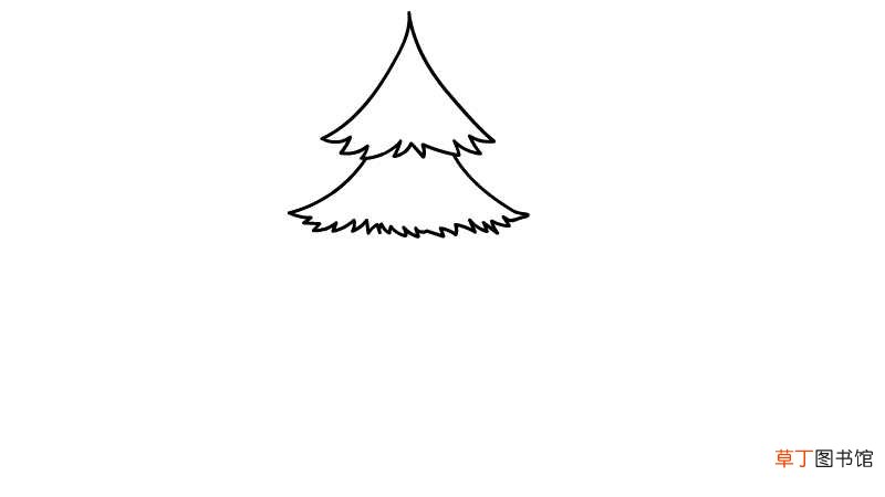 雪松的画法简笔画
