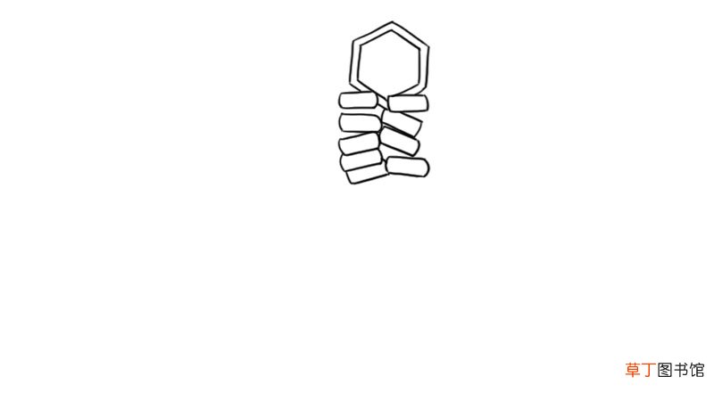 新春红色鞭炮简笔画