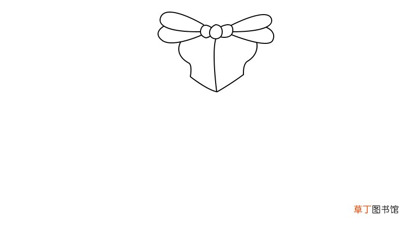 公主裙简笔画