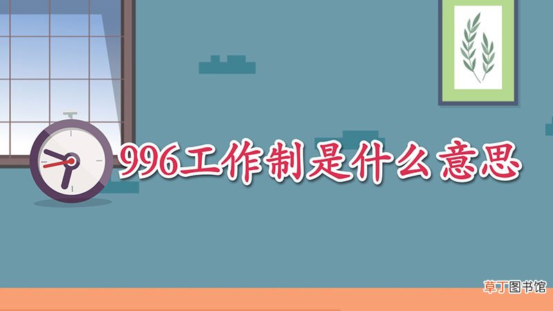 996工作制是什么意思