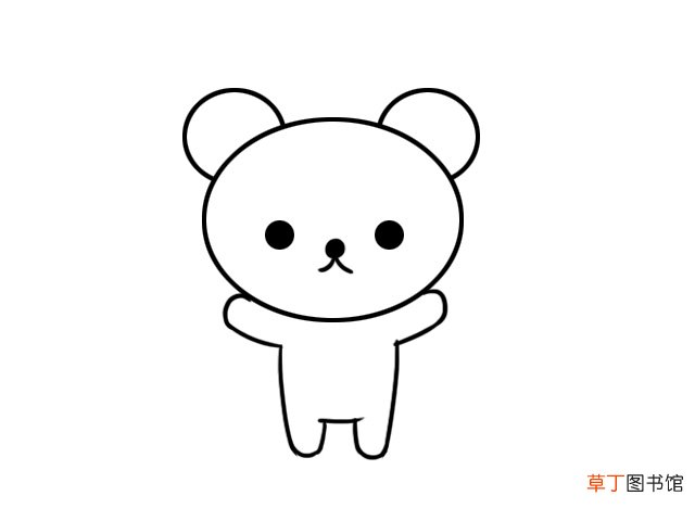 轻松熊简笔画 轻松熊简笔画画法