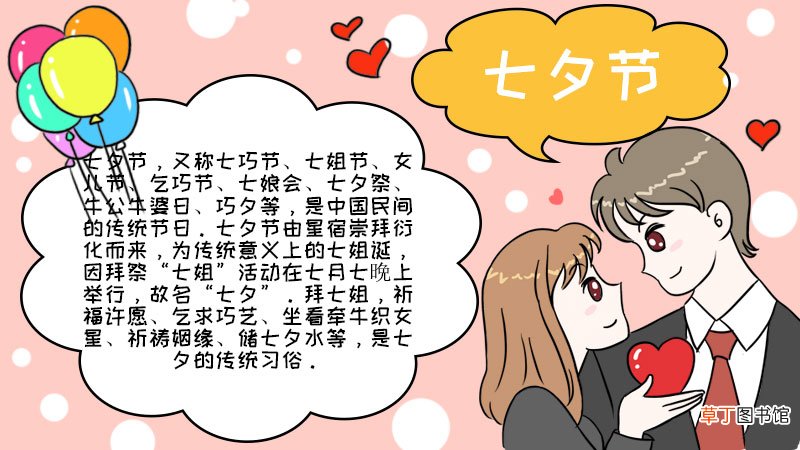 七夕节手抄报怎么画，七夕节手抄报的画法