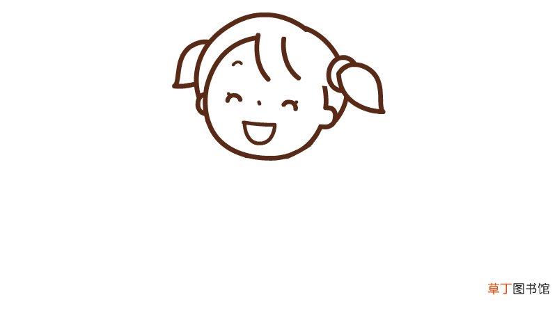 小女孩简笔画步骤小女孩简笔画怎么画