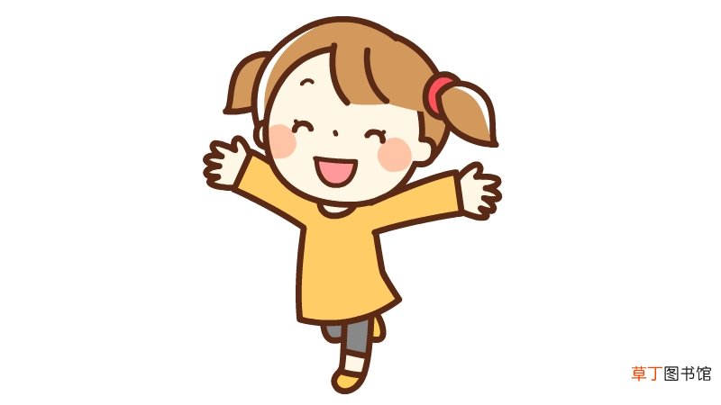 小女孩简笔画步骤小女孩简笔画怎么画