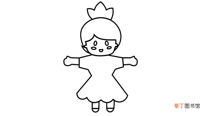 卡通女孩简笔画 卡通女孩简笔画怎么画