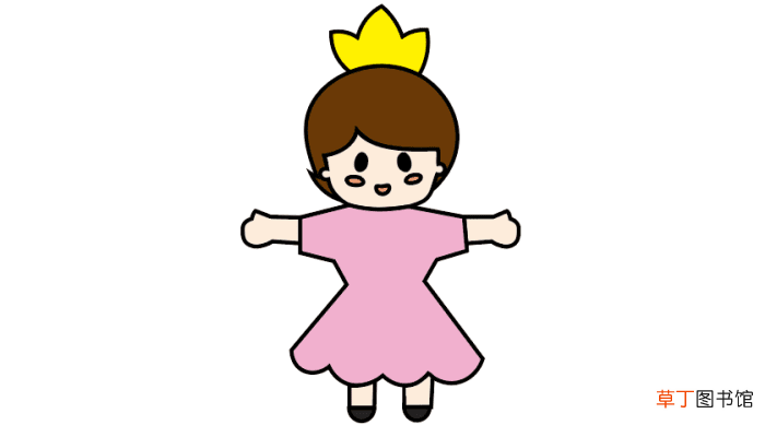 卡通女孩简笔画 卡通女孩简笔画怎么画