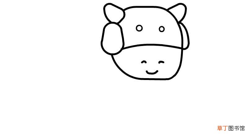 奶牛简笔画画法奶牛简笔画怎么画