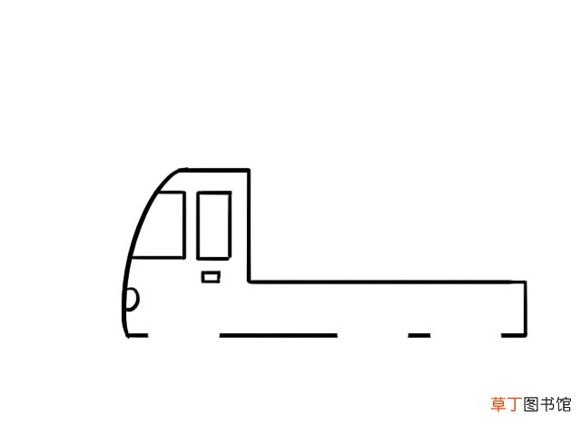 吊车简笔画