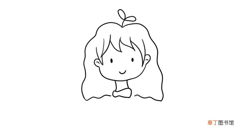 抖音最火小女孩简笔画