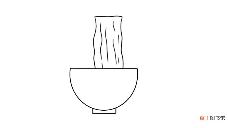 noodles简笔画的画法