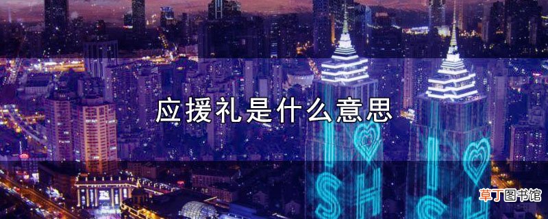 应援礼是什么意思