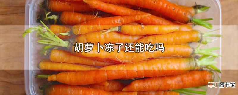 胡萝卜冻了还能吃吗