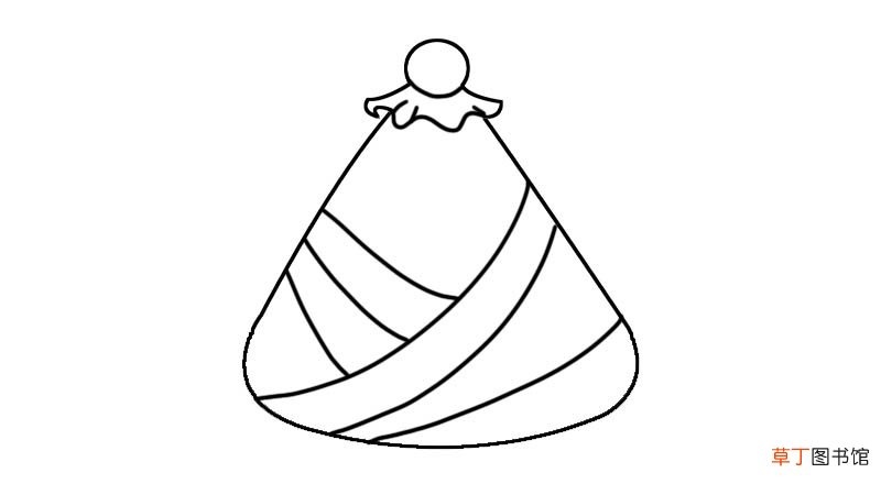 粽子简笔画步骤粽子简笔画教程