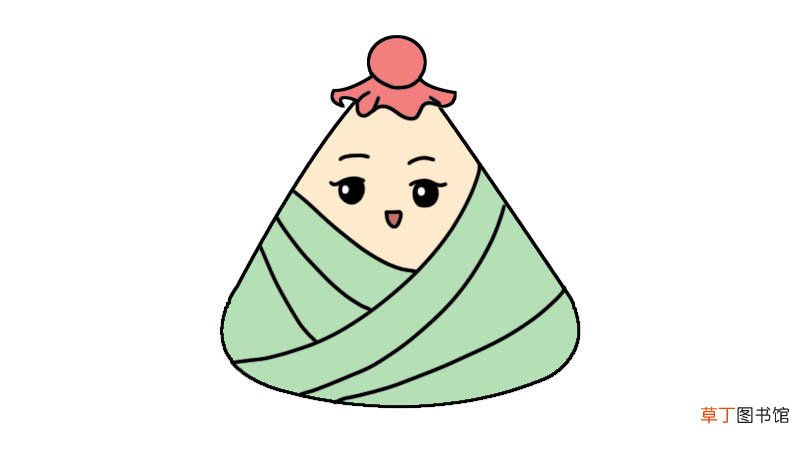 粽子简笔画步骤粽子简笔画教程